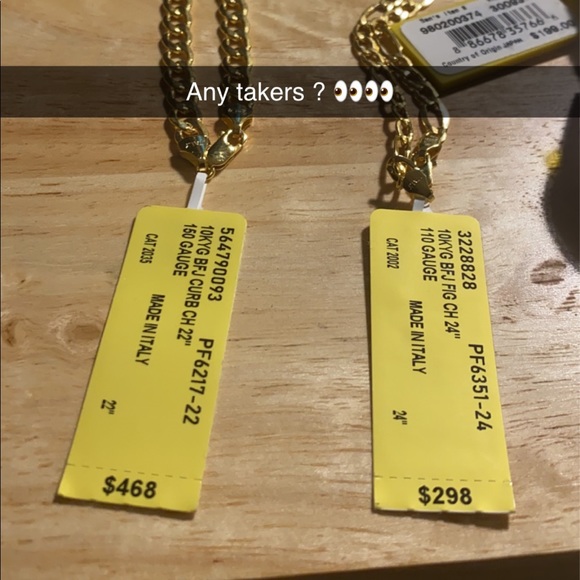 Brand new 10k necklace - Picture 2 of 2